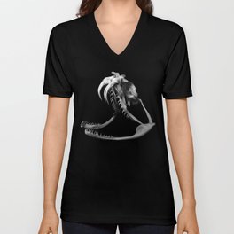 Gaboon Viper Skull Ca2 V Neck T Shirt