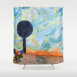 Abstract Painting Shower Curtains For Any Bathroom Decor Society6