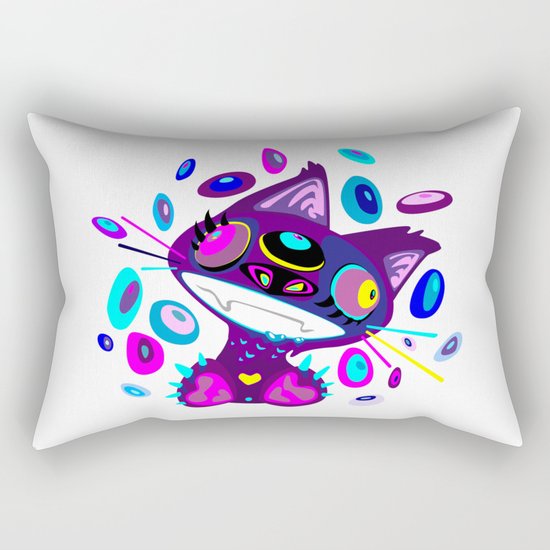 Psychocat Rectangular Pillow