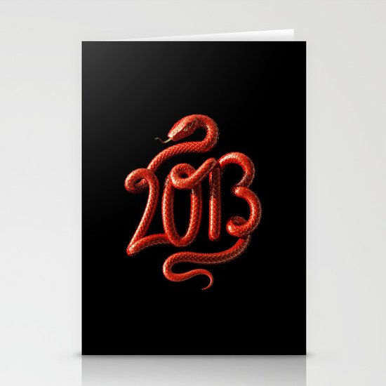 2013 - Year of the Snake Stationery Cards