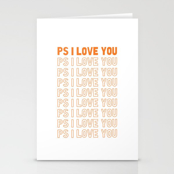 PS I Love You Stationery Cards