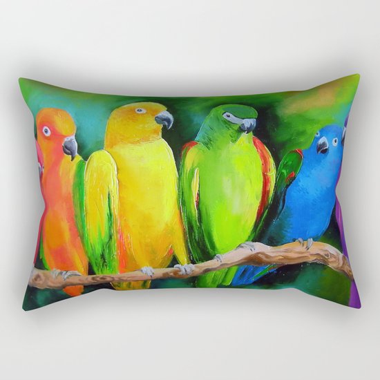 Parrots Australia Rectangular Pillow