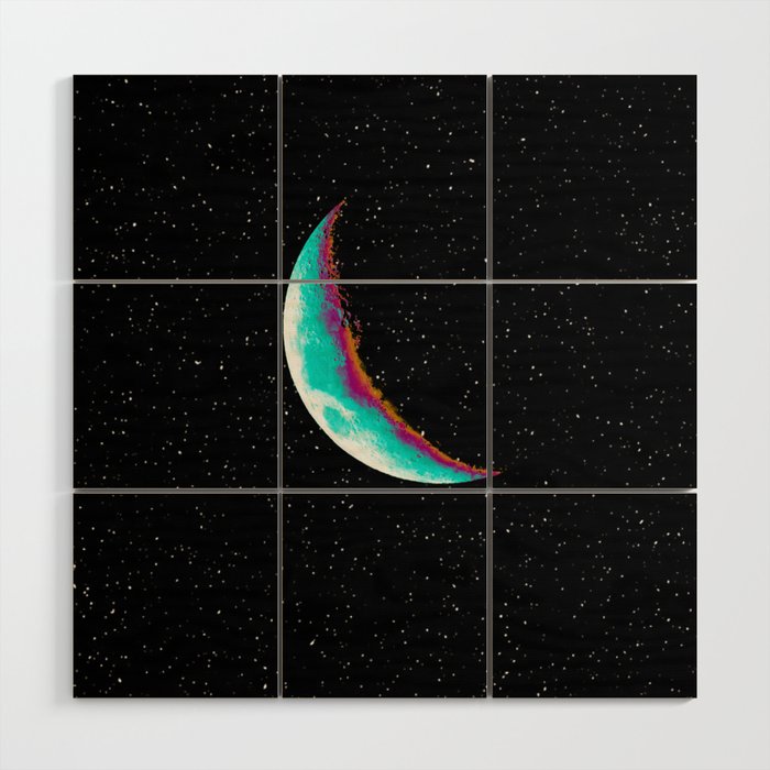 Fly Me To The Moon Wood Wall Art