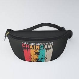 Chainsaw Beer Lumberjack Logger Arborists Fanny Pack