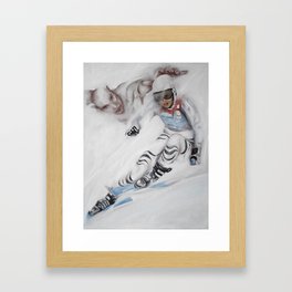 Ski Sport  Framed Art Print