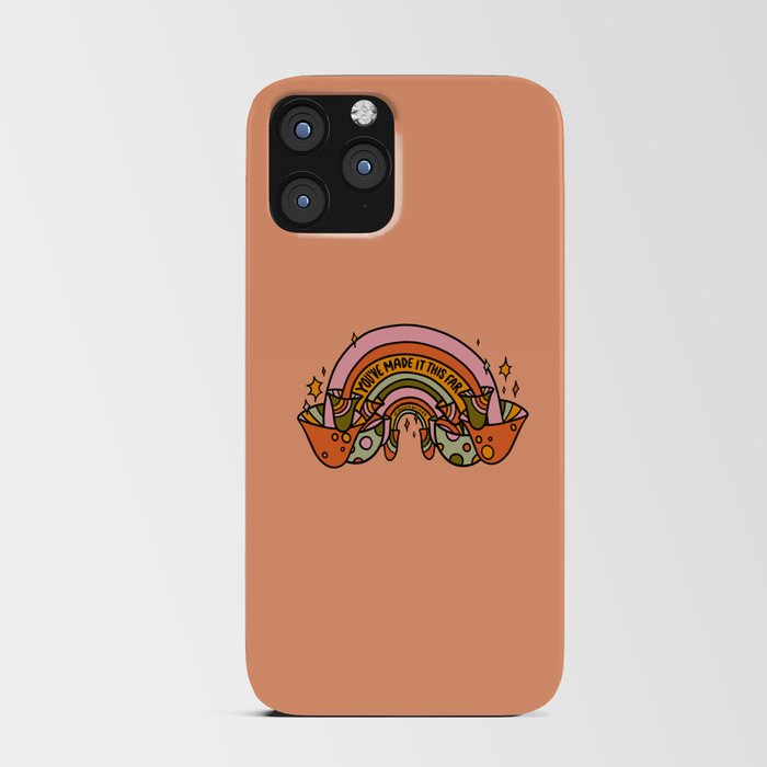 Mushroom Rainbow iPhone Card Case