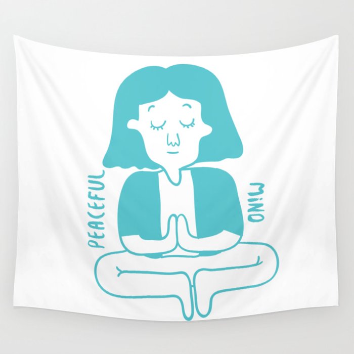 Peaceful Mind Wall Tapestry