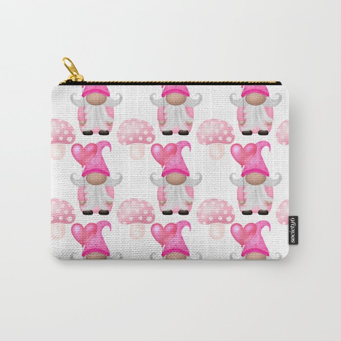 Gnome & Mushrooms Carry-All Pouch