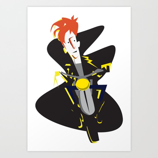 Easy rider Art Print