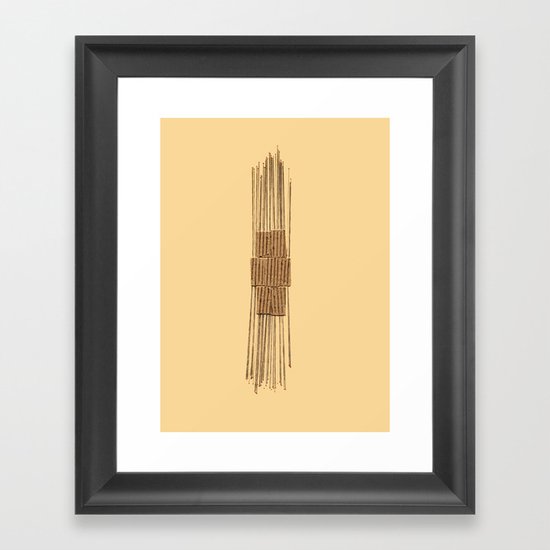 Straights Framed Art Print