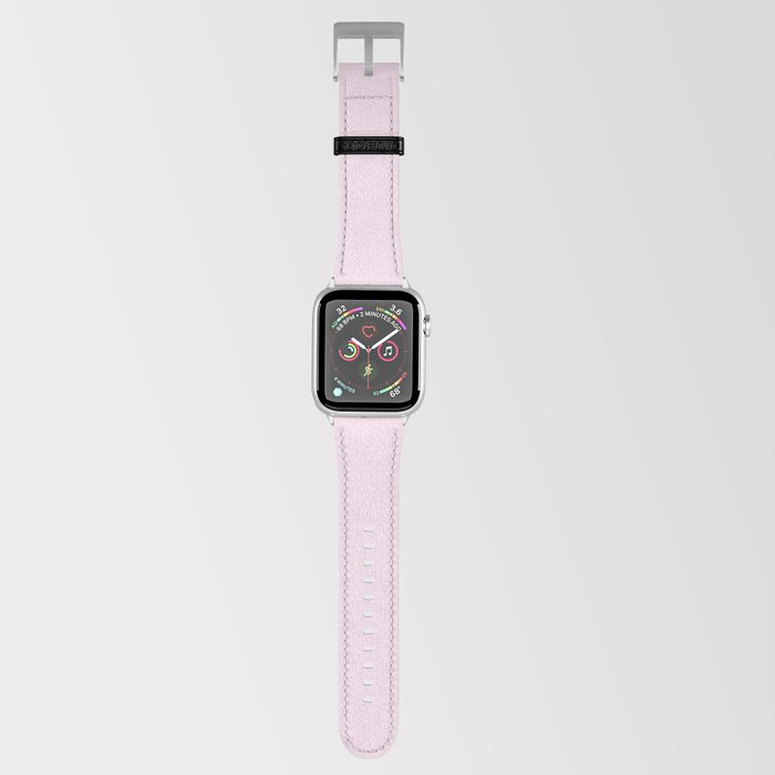 Heather Tint light pastel pink solid color modern abstract pattern  Apple Watch Band