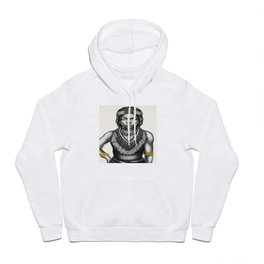 Tribal Girl withGold Foil Jewellery Hoody