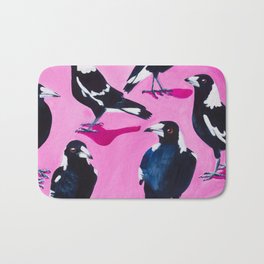 Charm of Magpies Bath Mat