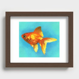 goldfish realism Recessed Framed Print