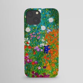 Gustav Klimt - Flower Garden iPhone Case