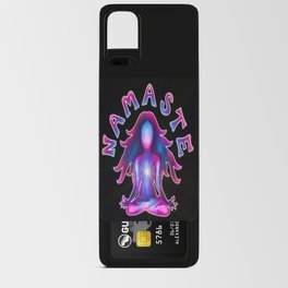 Namaste Psychedelic Yoga Silhouette Android Card Case