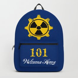 Vault 101 Backpack | Vaulttec, Graphicdesign, Fps, Rpg, Stencil, Vector, Vaultdweller, Game, Radiationsymbol, Fallout 
