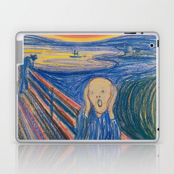 The Scream Edvard Munch Laptop & iPad Skin