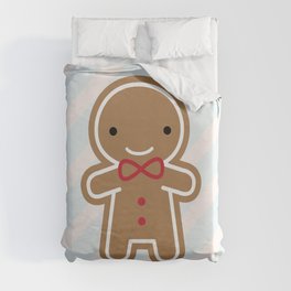 Cookie Cute Gingerbread Man Duvet Cover
