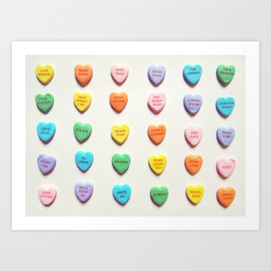 Love Books Art Print