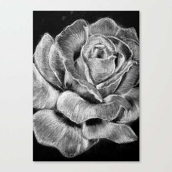 SilverRose Canvas Print