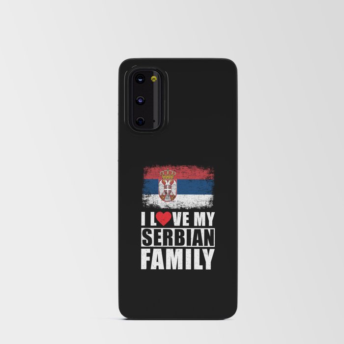 Serbian Family Android Card Case