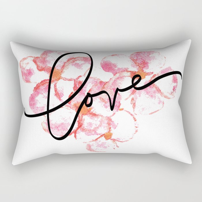 Plumeria Love - A Romantic way to say, "I Love You" Rectangular Pillow