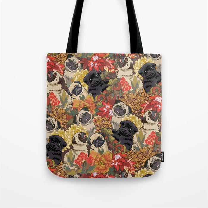 Because Pugs Autumn Tote Bag