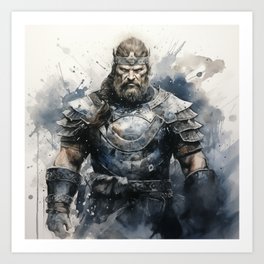 Viking Warrior Art Print