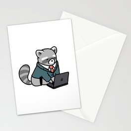 Professional raccoon Stationery Cards