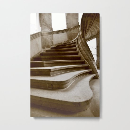 Sand stone spiral staircase 7 Metal Print