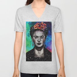Frida Kahlo V Neck T Shirt
