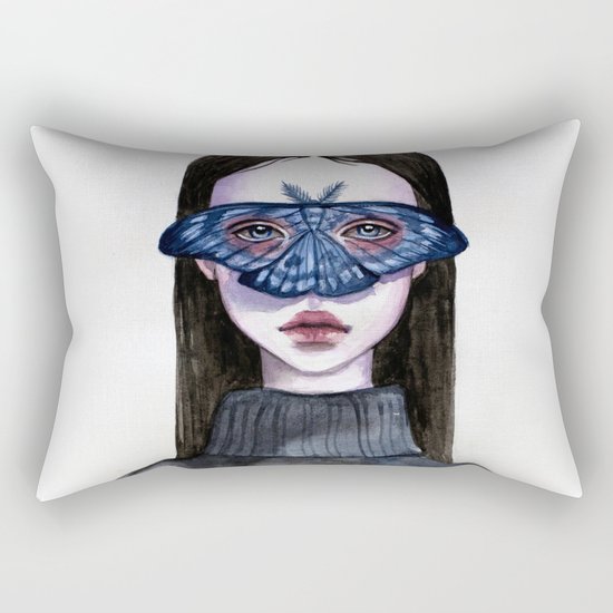 Butterfly Eyes Rectangular Pillow