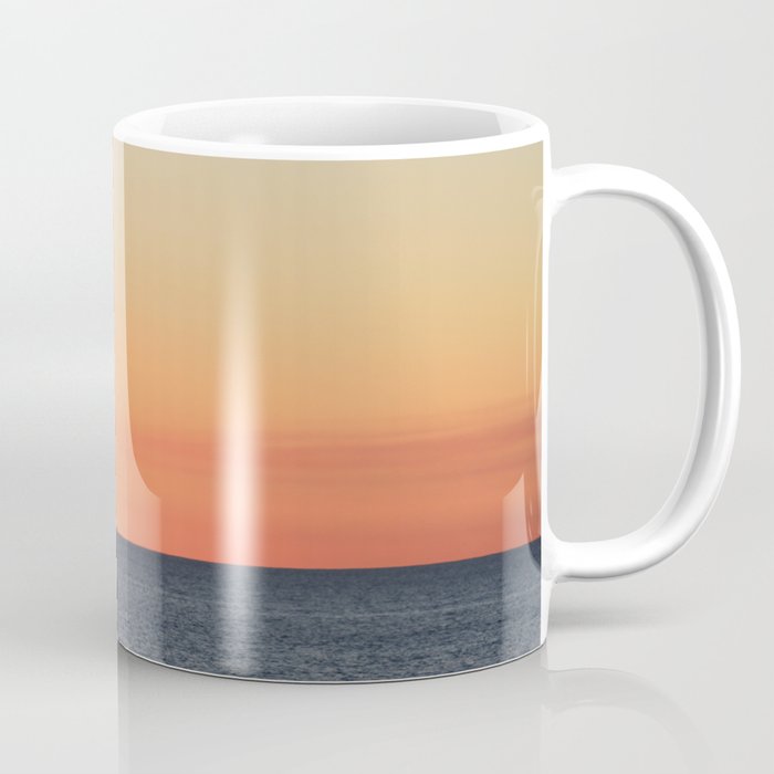 Setting Sun on the Open Sea Coffee Mug
