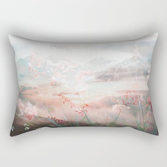 Melting Petals Rectangular Pillow