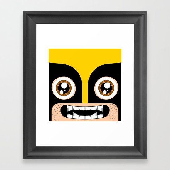 Adorable Wolverine Framed Art Print