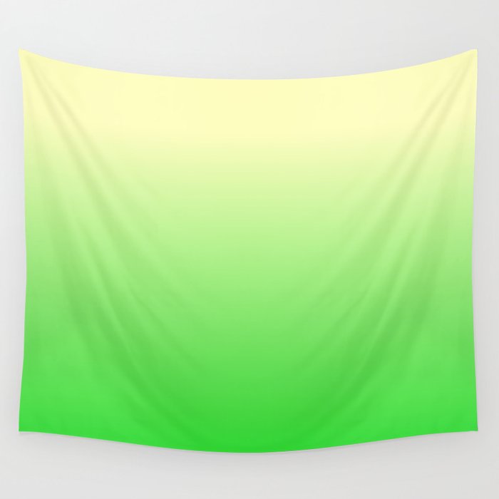 OMBRE LEMON & GREEN  Wall Tapestry