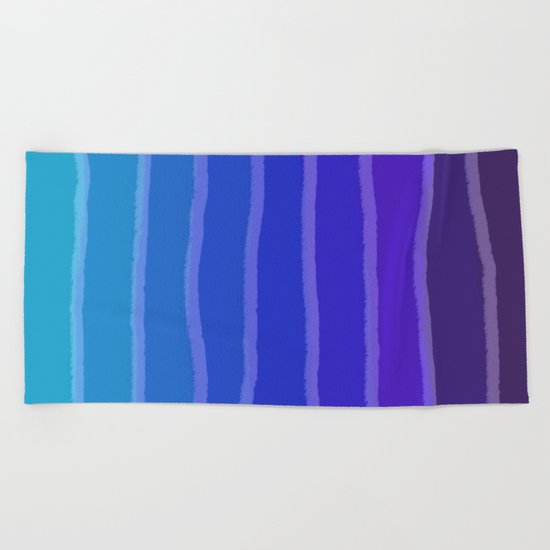 Vertical Color Tones #3 Beach Towel