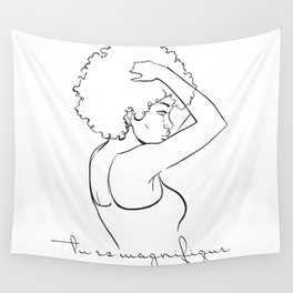 Afro Beauty - tu es magnifique Wall Tapestry