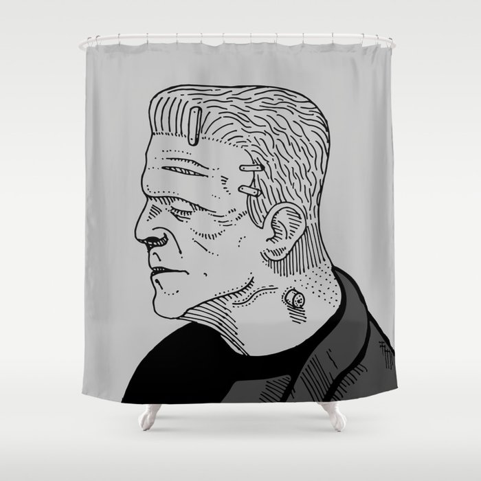 Karloff's Monster Shower Curtain