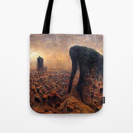 Alien City Tote Bag