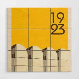 Bauhaus Archive Wood Wall Art