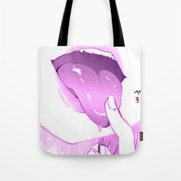 Sexy anime aesthetic - naughty tongue Tote Bag