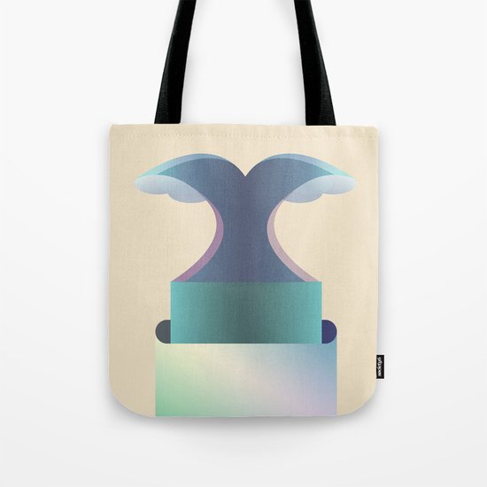 I wave letter Tote Bag
