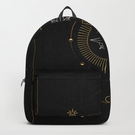 Tarot geometric #3: North star Backpack