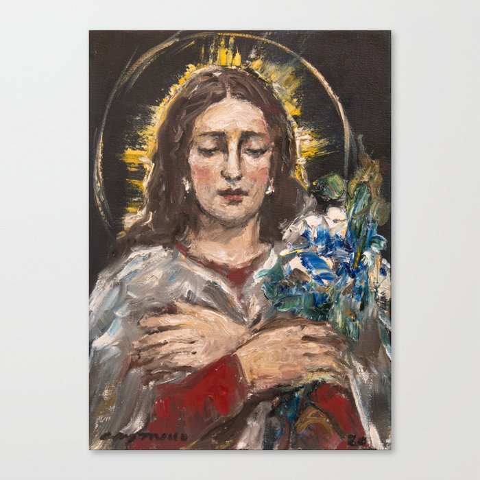 Saint Mary Goretti Canvas Print