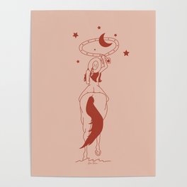 Fanny Ropes the Moon Poster