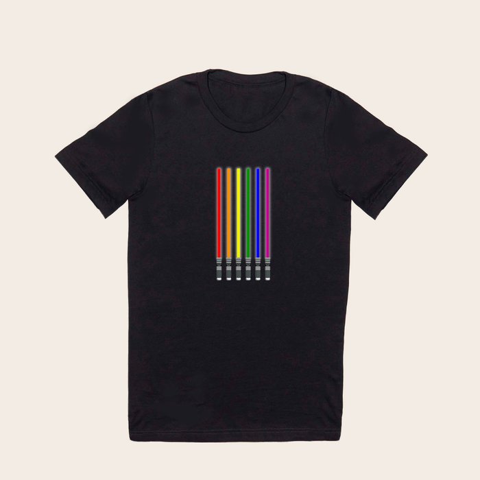 Rainbow 2025 lightsaber shirt