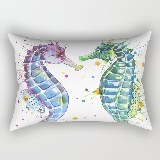 Seahorse Rectangular Pillow