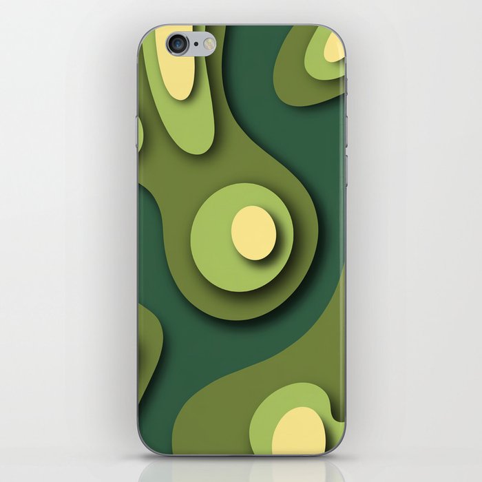 Abstract geometry shape mountains 02 iPhone Skin